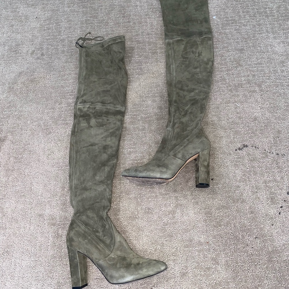 Green thigh high
